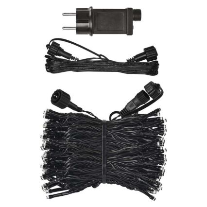 Catena LED da esterno natalizia 100xLED/15m IP44 bianco caldo