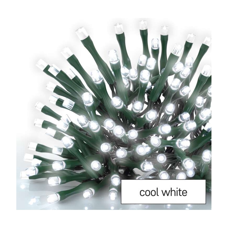 Catena LED da esterno natalizia 120xLED/17m IP44 bianco caldo