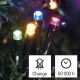 Catena LED da esterno natalizia 120xLED/17m IP44 multicolor
