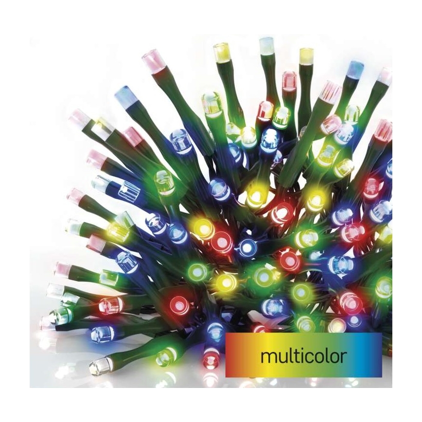Catena LED da esterno natalizia 120xLED/8 modalità 17m IP44 multicolore