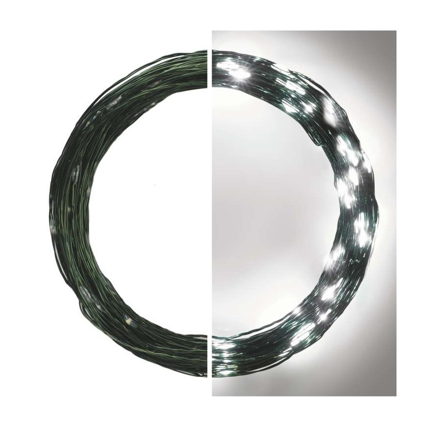Catena LED da esterno natalizia 150xLED/20m IP44 bianco freddo