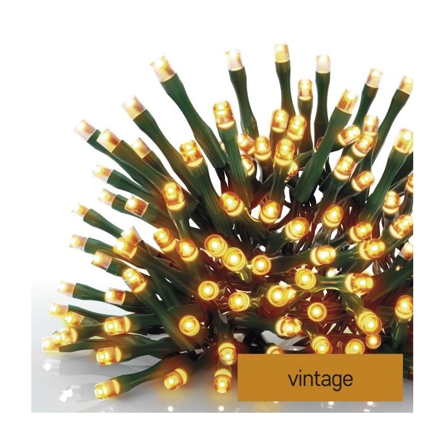 Catena LED da esterno natalizia 180xLED/23m IP44 vintage
