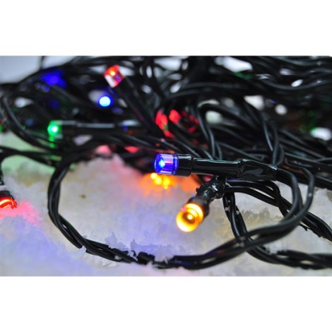 Catena LED da esterno natalizia 300xLED/8 funzioni 35m IP44 multicolor