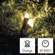 Catena LED da esterno natalizia 40xLED/3,3m IP44 bianco caldo