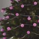 Catena LED da esterno natalizia 40xLED/9m IP44 rosa