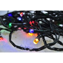 Catena LED da esterno natalizia 500xLED/8 funzioni 55 m IP44 multicolor