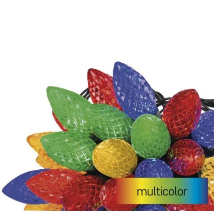 Catena LED da esterno natalizia 50xLED/8 modalità 14,8m IP44 multicolore