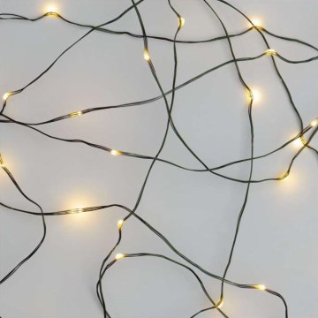 Catena LED da esterno natalizia 75xLED/12,5m IP44 bianco caldo