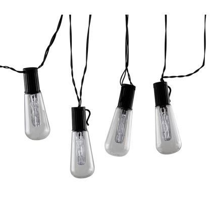 Catena LED decorativa EDISON 2,65 m 10xLED/2xAA