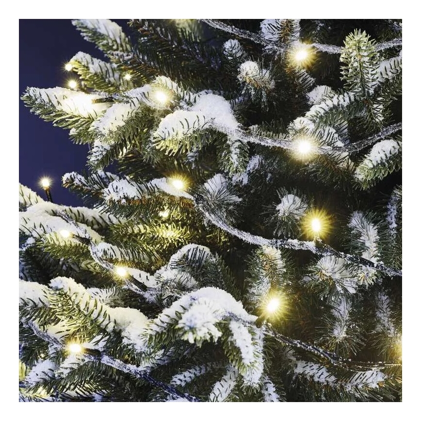 Catena LED natalizia da esterno 100xLED/10m IP44 bianco caldo