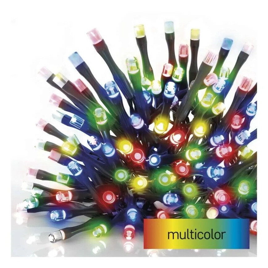 Catena LED natalizia da esterno 100xLED/10m IP44 multicolore