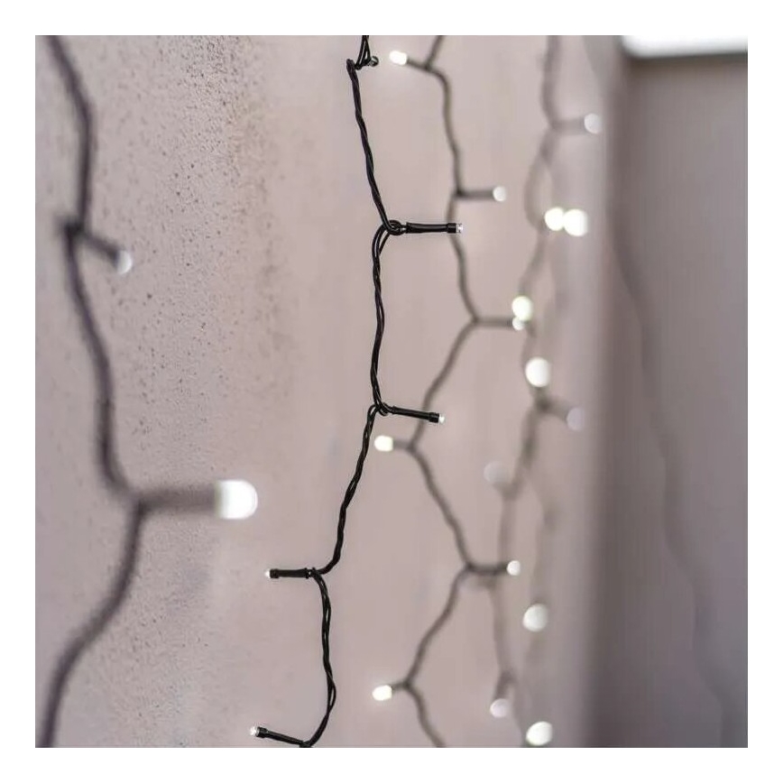 Catena LED natalizia da esterno 100xLED/1x2m IP44 bianco freddo