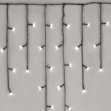 Catena LED natalizia da esterno 100xLED/2,5x0,9m IP44 bianco freddo