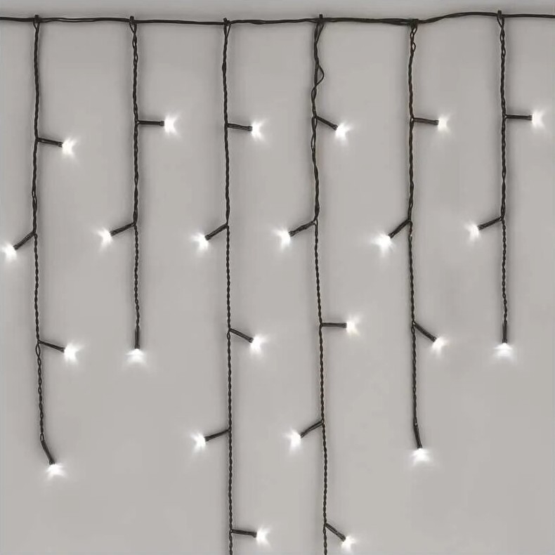 Catena LED natalizia da esterno 100xLED/2,5x0,9m IP44 bianco freddo