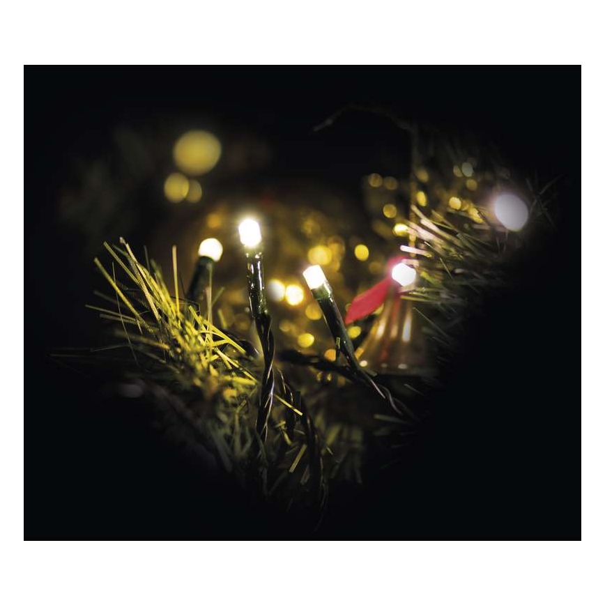 Catena LED natalizia da esterno 180xLED/23m IP44 bianco caldo