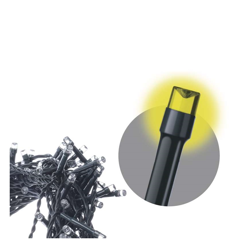 Catena LED natalizia da esterno 180xLED/23m IP44 bianco caldo