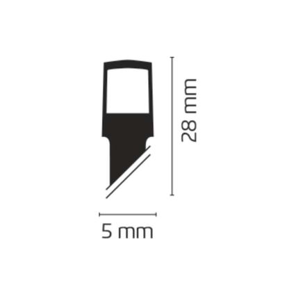 Catena LED natalizia da esterno 180xLED/23m IP44 bianco caldo