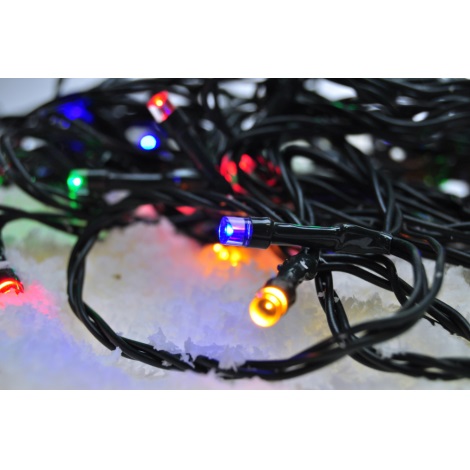 Catena LED natalizia da esterno 200xLED/8 funzioni IP44 25m multicolore