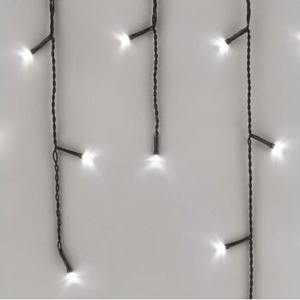 Catena LED natalizia da esterno 200xLED/8 modalità 8,6m IP44 bianco freddo
