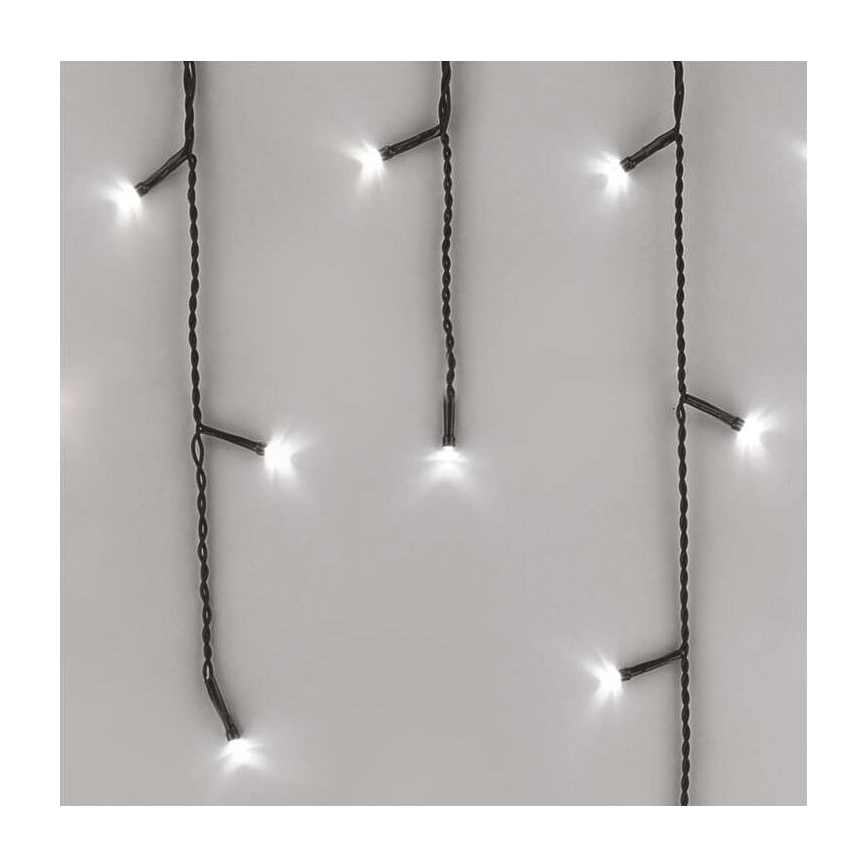 Catena LED natalizia da esterno 200xLED/8 modalità 8,6m IP44 bianco freddo