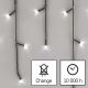 Catena LED natalizia da esterno 200xLED/8 modalità 8,6m IP44 bianco freddo