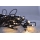 Catena LED natalizia da esterno 50xLED/8 funzioni/3xAA 8m IP44 bianco caldo