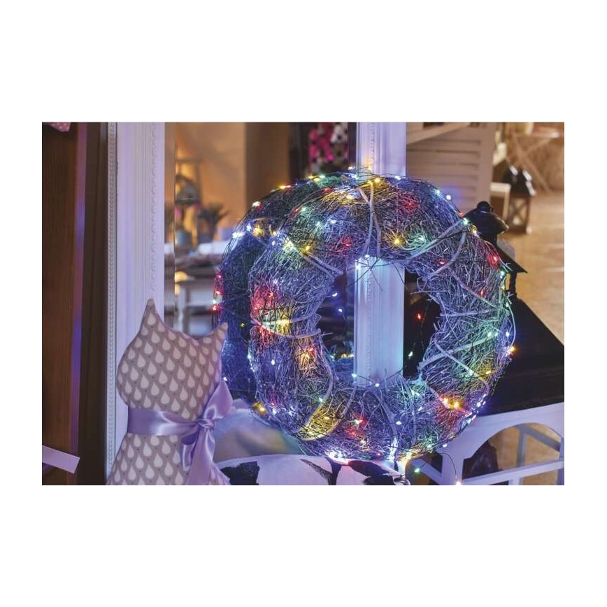 Catena LED natalizia da esterno 75xLED/12,5m IP44 multicolore