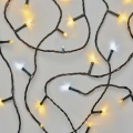 Catena LED natalizia da esterno 80xLED/13m IP44 bianco caldo/freddo