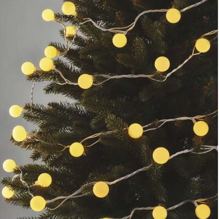 Catena LED per esterni 40xLED/9m IP44 bianco caldo