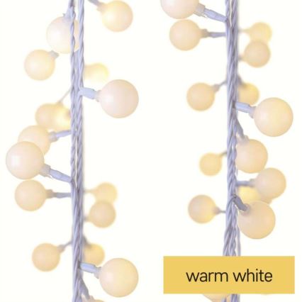 Catena LED per esterni 40xLED/9m IP44 bianco caldo