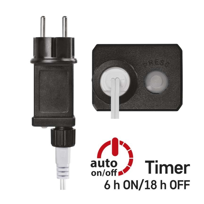 Catena LED per esterni 40xLED/9m IP44 bianco caldo