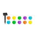 Catena LED solare 10xLED/1,2V 3,7m 300mAh IP44 multicolore