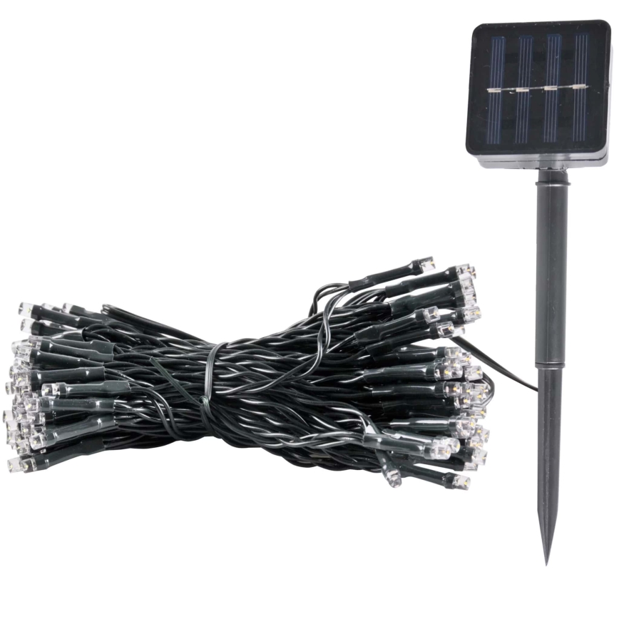 Catena LED solare SHINE 100xLED/1,2V 400 mAh 11, 9 m IP44