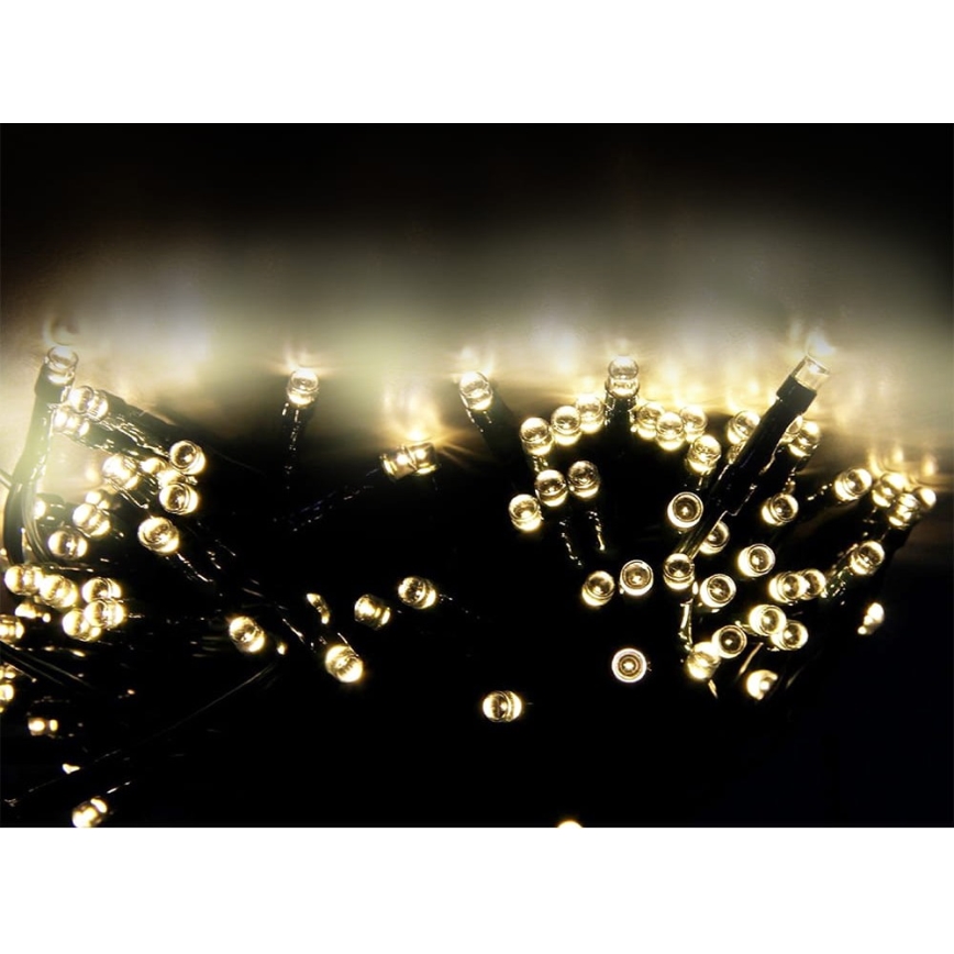 Catena LED solare SHINE 200xLED/1,2V 600 mAh 21,9 m IP44
