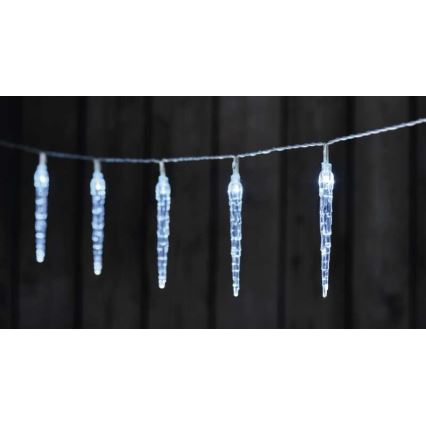 Catena luminosa 10xLED/2xAA 1,65m