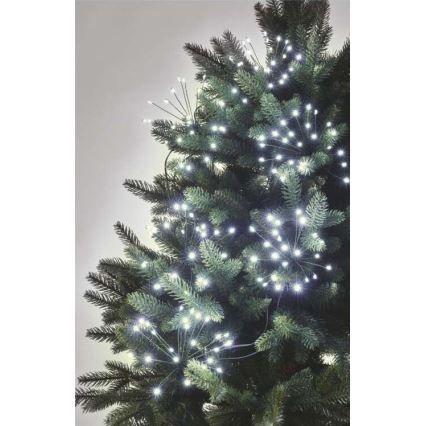 Catena luminosa 300 LED/8,2m bianco freddo