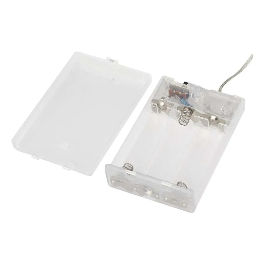 Catena luminosa a LED 40x/3xAA, 1,5 m, bianco caldo