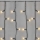 Catena luminosa a LED per esterni 100 LED/1x2m IP44 bianco caldo