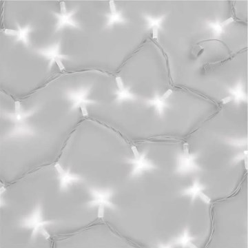 Catena luminosa collegabile 50xLED/5m IP44 bianco freddo
