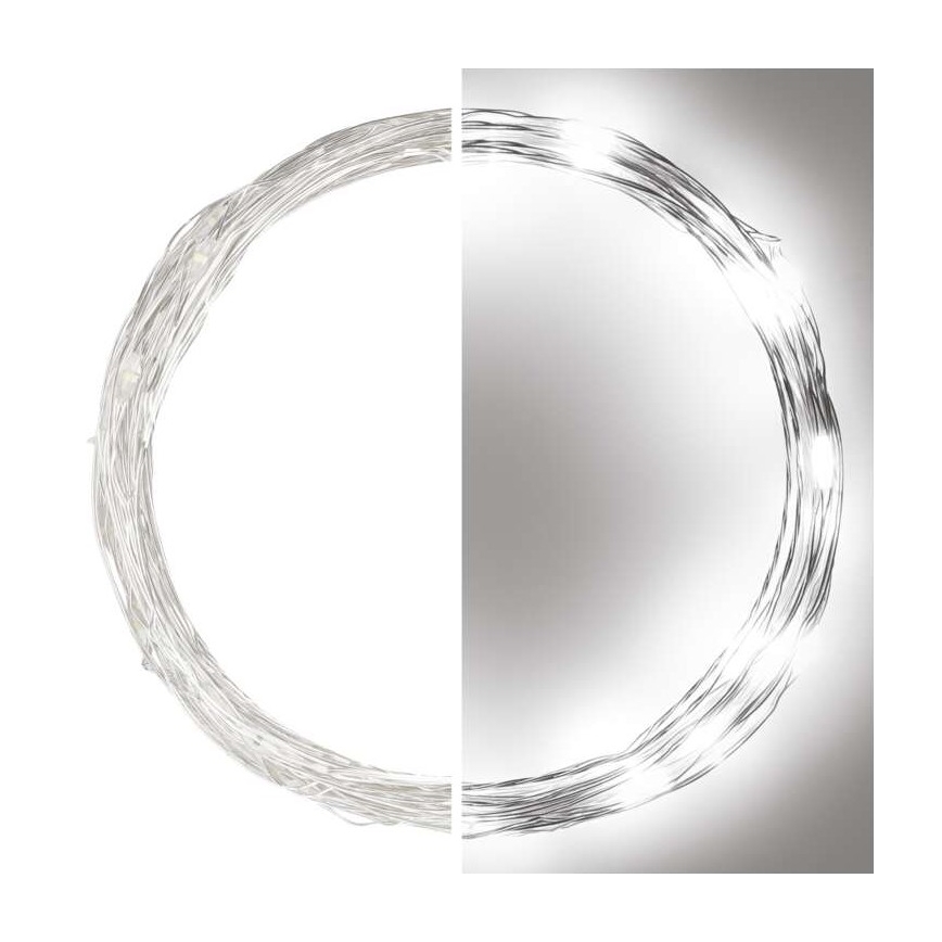 Catena luminosa da esterno a LED 40 LED, 9 m, IP44, bianco freddo