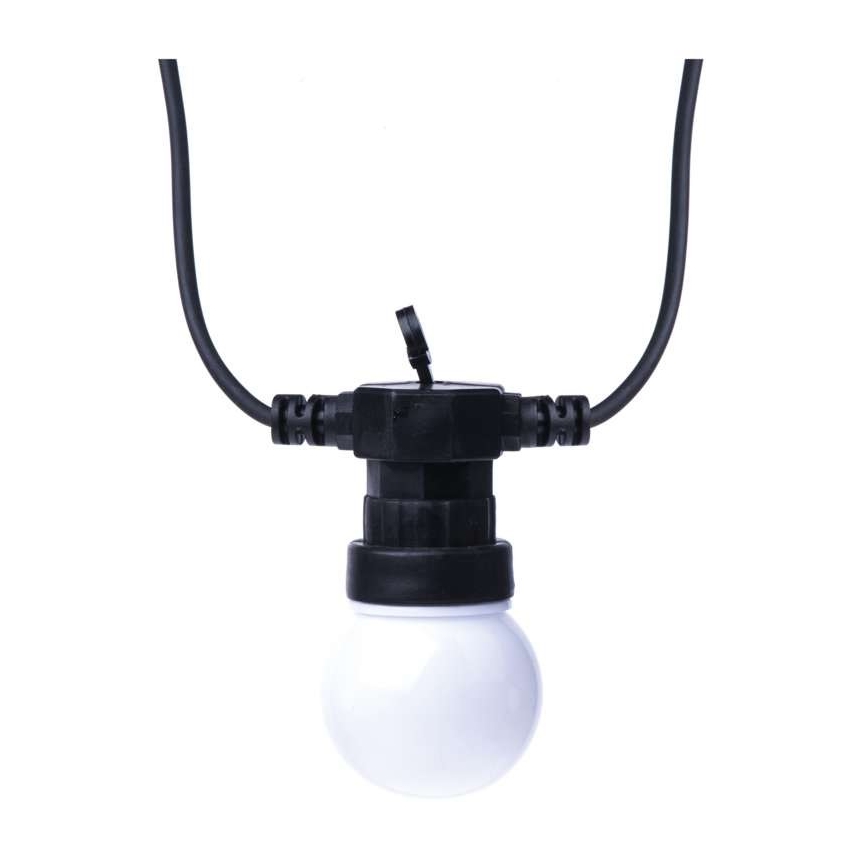 Catena luminosa decorativa da esterno 10xLED/10m IP44 bianco