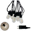 Catena luminosa decorativa LED per esterni 10xLED/0,36W/230V 8 m IP44 nera