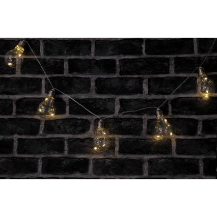 Catena luminosa decorativa LED SMOLDER 2,1 m 10xLED/2xAA