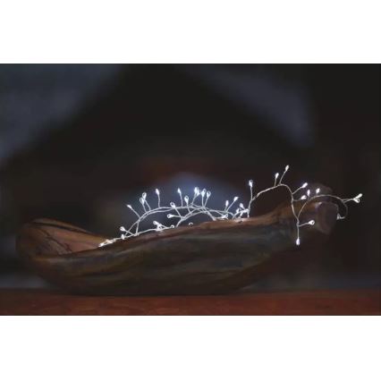 Catena luminosa di Natale a LED 100xLED/3xAA 2,7 m bianco freddo