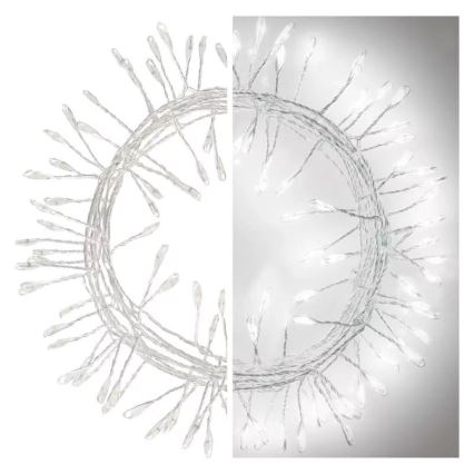Catena luminosa di Natale a LED 100xLED/3xAA 2,7 m bianco freddo