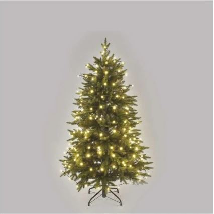 Catena luminosa di Natale a LED, 200 LED, 8 funzioni, 20 m, IP44, bianco caldo