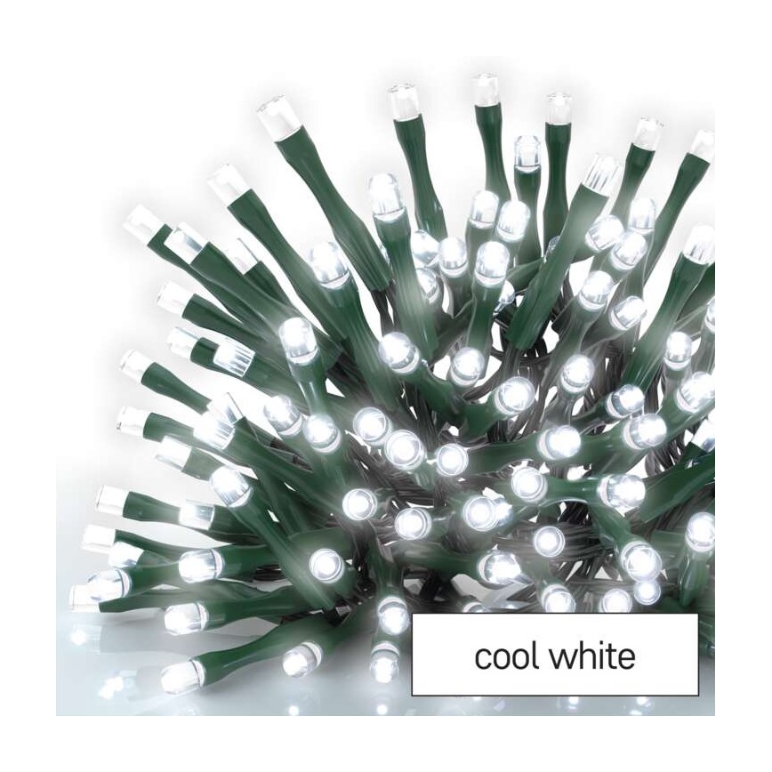 Catena luminosa di Natale LED per esterni 600xLED/8 modalità 15m IP44 bianco freddo