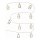 Catena luminosa LED 10xLED/2xAA, 1,8 m, bianco caldo