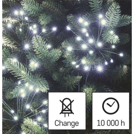 Catena luminosa LED 150 LED/5,35 m, bianco freddo
