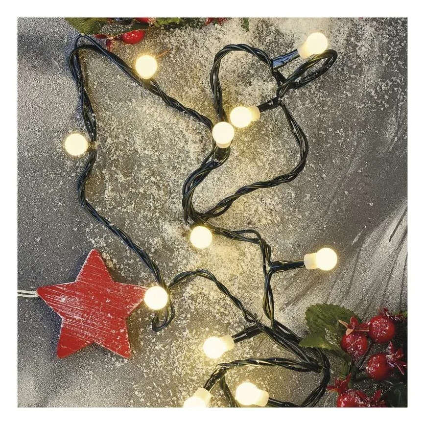 Catena luminosa LED 300xLED/230V/8 funzioni 35m IP44 luce calda